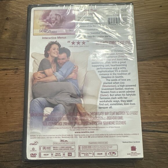 Bed Of Roses DVD New Christian Slater Love Story - Picture 2 of 4